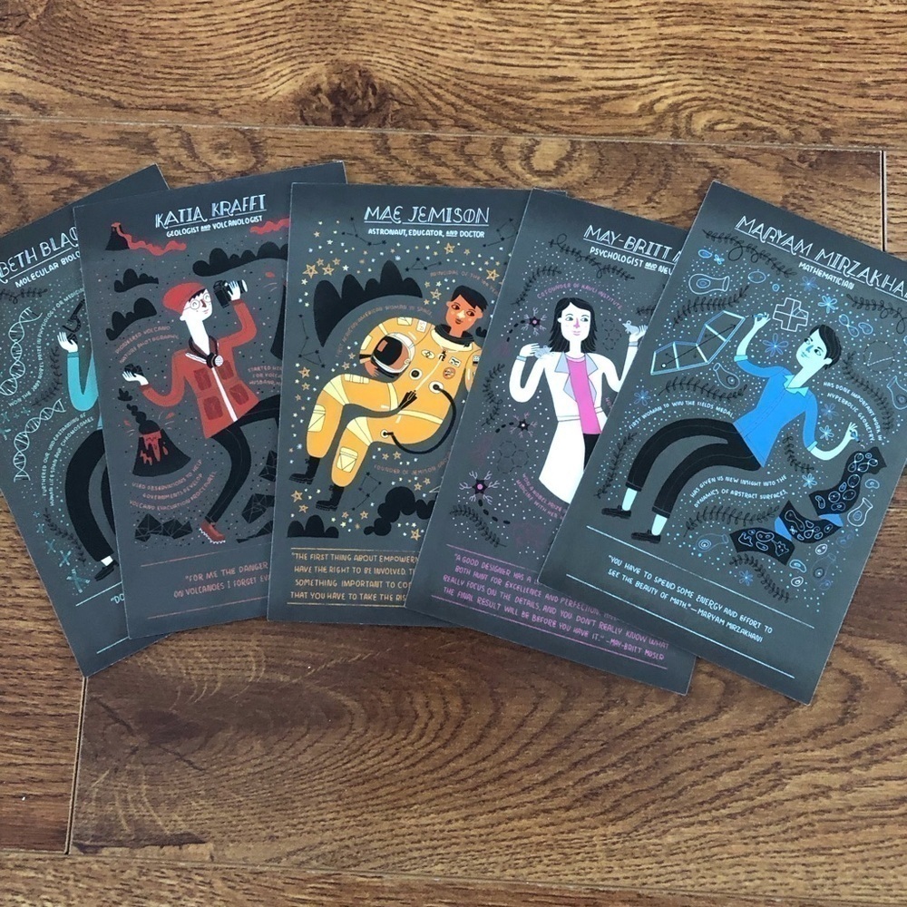 Women in Science by: Rachel Ignotofsky postcard set #11